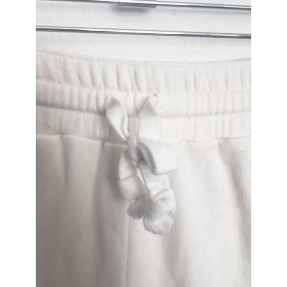 Spiritual Gangster Distressed Joggers Sweatpants Cream Ivory XS Lounge Casual - Picture 6 of 8